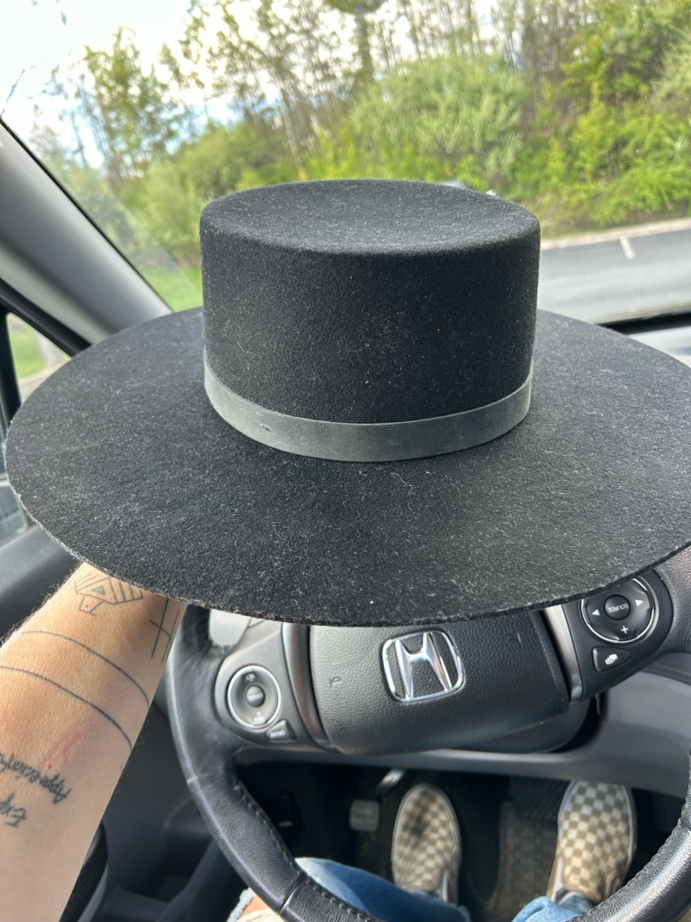Nwt Luna bloom hat black - Picture 2 of 4